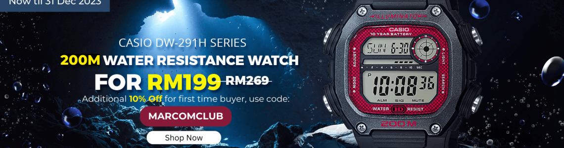 Casio DW-291h Series Promo