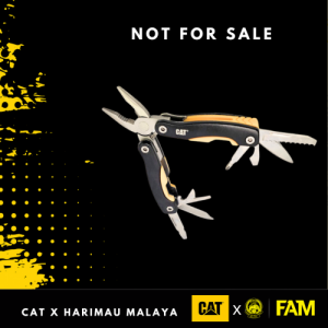[FREE GIFT] CAT x Harimau Malaya FAM Collaboration Limited Edition Multi-tool