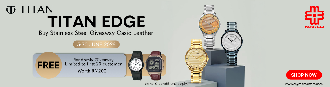 Titan Stainless Steel GWP Casio Leather