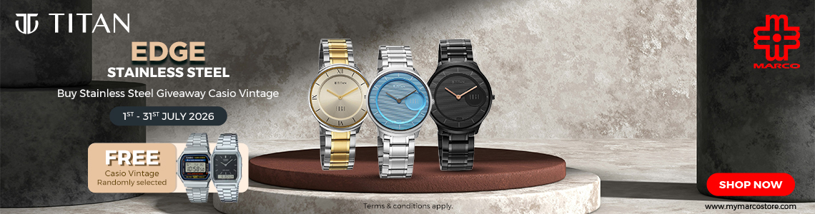 Titan Stainless Steel GWP Casio Vintage