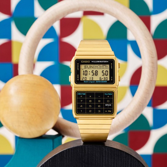 Casio Vintage DBC-611G-1 Gold Stainless Steel Band Men Watch / Women Watch Casio Vintage DBC-611G-1 Gold Stainless Steel Band Men Watch / Women Watch