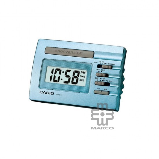 Casio DQ-541D-2 Blue Digital Desk Alarm Snooze Clock Casio DQ-541D-2 Blue Digital Desk Alarm Snooze Clock