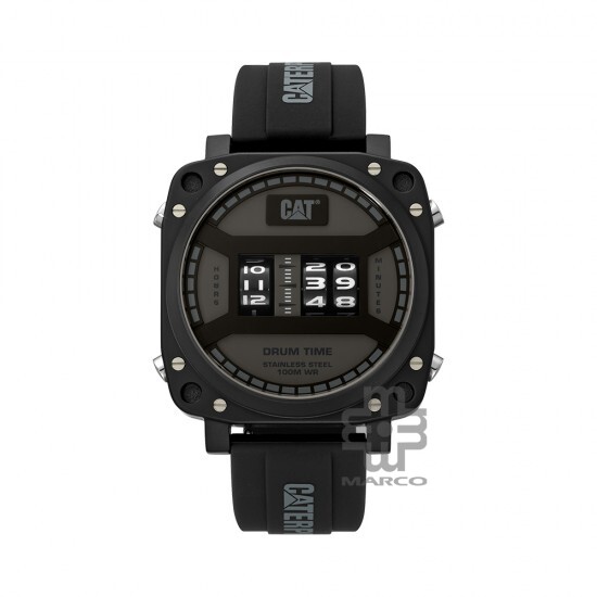 Caterpillar Drum DR-161-21-111 | Black | Silicone Strap | Drum Roller | Men Watch Caterpillar Drum DR-161-21-111 | Black | Silicone Strap | Drum Roller | Men Watch