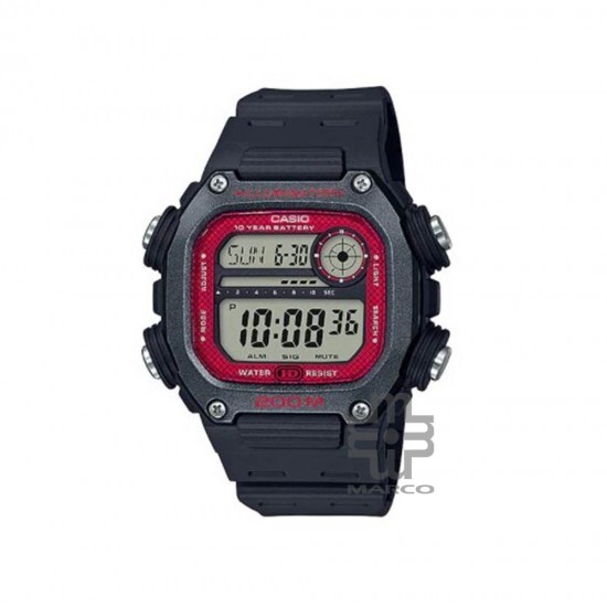Casio General DW-291H-1BV Black Resin Band Men Watch
