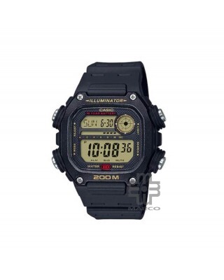 Casio General DW-291H-9AV Black Resin Band Men Watch