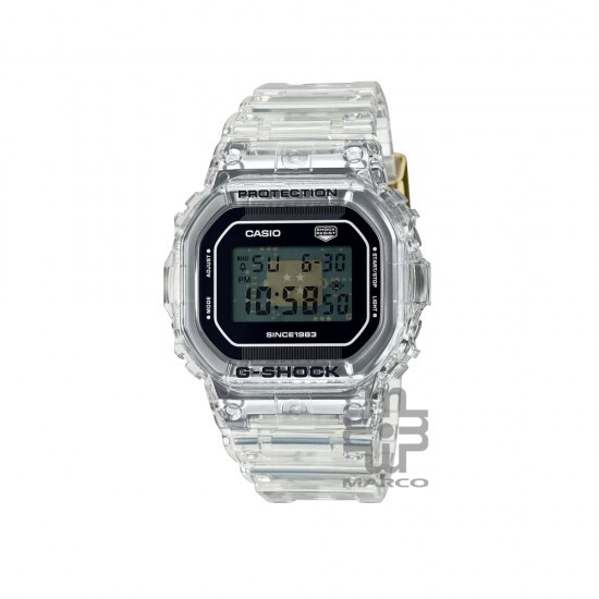 Casio G-Shock DW-5040RX-7 White Transparent Resin Band Men Sports Watch