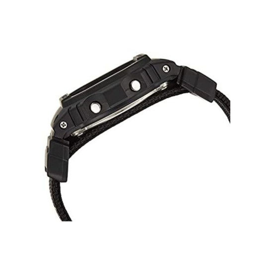 Casio G-Shock DW-5600BBN-1 Black Cloth Band Men Sports Watch