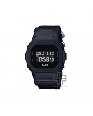 Casio G-Shock DW-5600BBN-1 Black Cloth Band Men Sports Watch