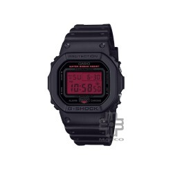 Casio G-Shock Black And Bold Red Series DW-5600BBR-1 Black Bio-Based Resin Band Men Sports Watch