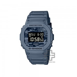 Casio G-Shock Unveils Utility Dial Camouflage Series DW-5600CA-2 Blue Resin Band Men Sports Watch