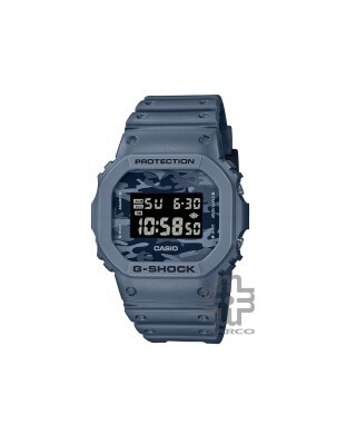 Casio G-Shock Unveils Utility Dial Camouflage Series DW-5600CA-2 Blue Resin Band Men Sports Watch