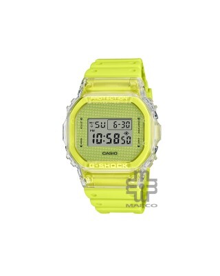 Casio G-Shock Lucky Drop Series DW-5600GL-9 Yellow Resin Band Men Sports Watch
