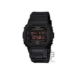 Casio G-Shock DW-5600MS-1 Black Resin Band Men Sports Watch