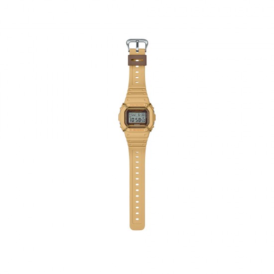 Casio G-Shock Tone On Tone Series DW-5600PT-5 Beige Resin Band Men Sport Watch