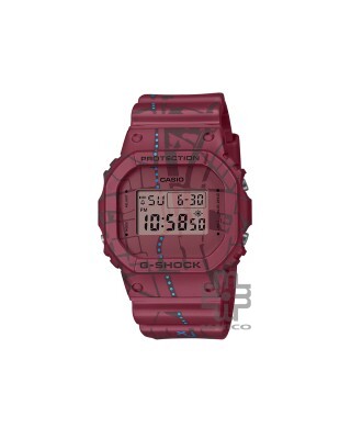 Casio G-Shock Treasure Hunt Series DW-5600SBY-4 Red Resin Band Men Sports Watch