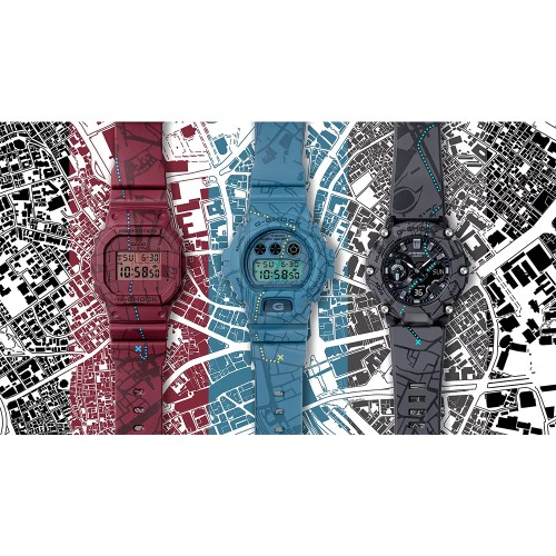 Casio G-Shock Treasure Hunt Series DW-5600SBY-4 Red Resin Band Men Sports Watch