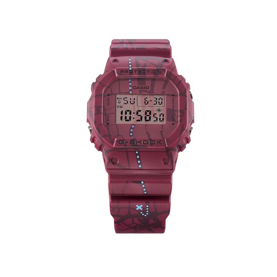Casio G-Shock Treasure Hunt Series DW-5600SBY-4 Red Resin Band Men Sports Watch