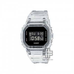 Casio G-Shock DW-5600SKE-7 Transparent Resin Band Men Sports Watch