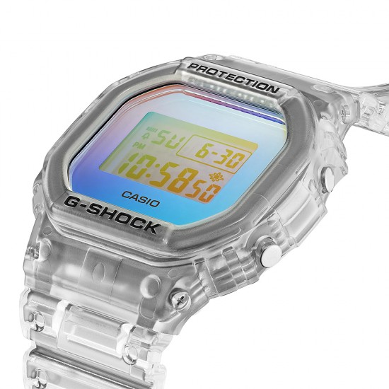 Casio G-Shock Iridescent Series DW-5600SRS-7 Translucent Resin Band Men Sports Watch