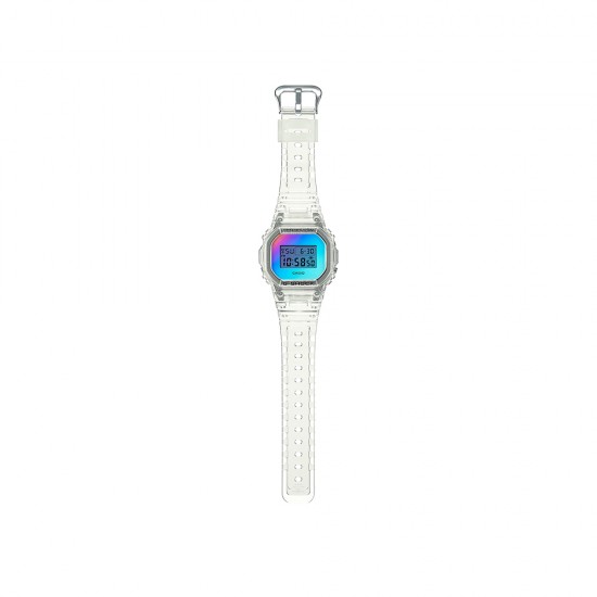 Casio G-Shock Iridescent Series DW-5600SRS-7 Translucent Resin Band Men Sports Watch