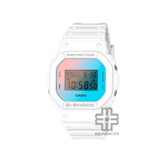 Casio G-Shock Beach Time Lapse Series DW-5600TL-7 White Bio-Based Resin Band Men Sports Watch