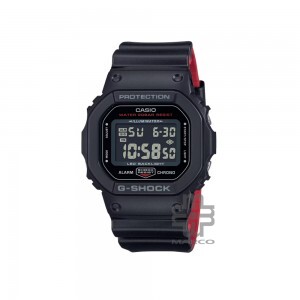 Casio G-Shock DW-5600UHR-1 Black Resin Band Men Sports Watch