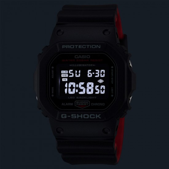 Casio G-Shock DW-5600UHR-1 Black Resin Band Men Sports Watch Casio G-Shock DW-5600UHR-1 Black Resin Band Men Sports Watch