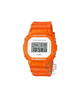 Casio G-Shock DW-5600WS-4 Orange Resin Band Men Sports Watch