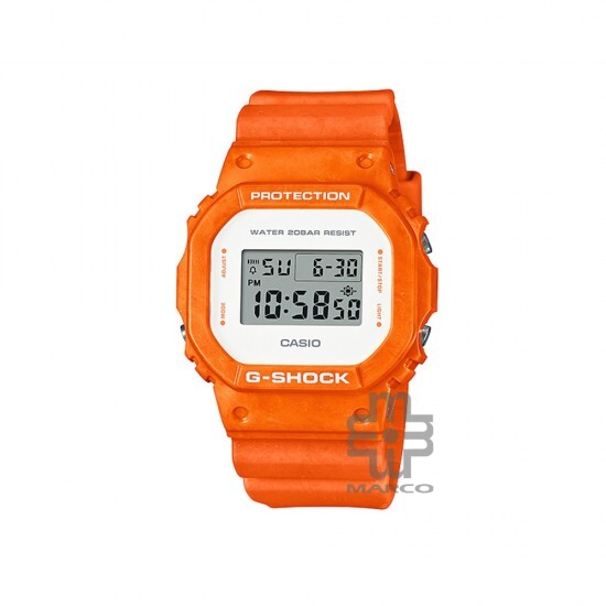 Casio G-Shock DW-5600WS-4 Orange Resin Band Men Sports Watch Casio G-Shock DW-5600WS-4 Orange Resin Band Men Sports Watch