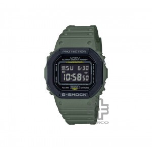 Casio G-Shock DW-5610SU-3 Army Green Resin Band Men Sports Watch