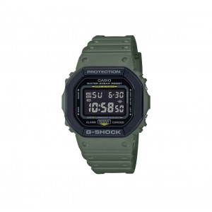 Casio G-Shock DW-5610SU-3 Army Green Resin Band Men Sports Watch