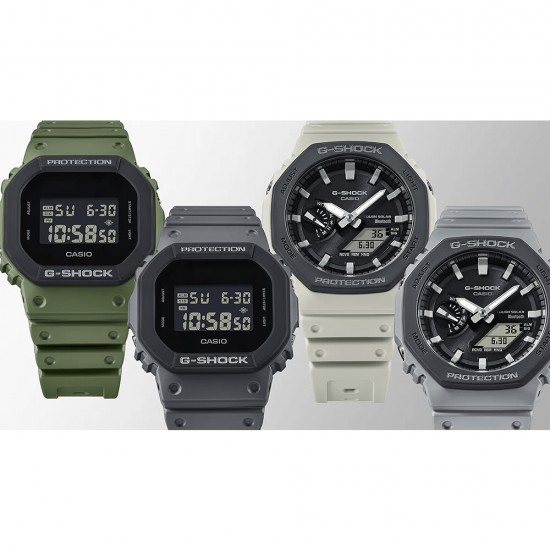 Casio G-Shock Urban Utility Series DW-5610UU-8 Grey Bio-Based Resin Band Men Sport Watch Casio G-Shock Urban Utility Series DW-5610UU-8 Grey Bio-Based Resin Band Men Sport Watch
