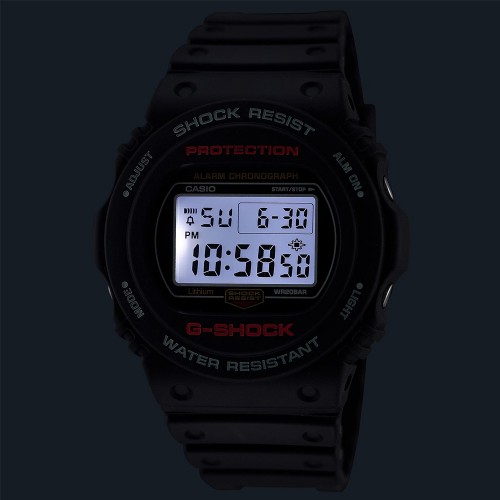 Casio G-Shock DW-5750UE-1 Black Resin Band Men Sports Watch