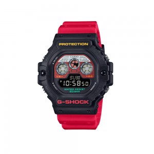 Casio G-Shock Mix Tape Series DW-5900MT-1A4 Red Resin Band Men Sports Watch