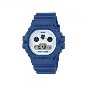 Casio G-Shock x Wasted Youth DW-5900WY-2 Blue Resin Band Men Sport Watch