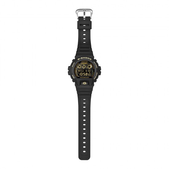 Casio G-Shock Bold Camo Series, Camo and Gold DW-6900CF-1 Black Resin Band Men Sport Watch