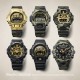 Casio G-Shock Bold Camo Series, Camo and Gold DW-6900CF-1 Black Resin Band Men Sport Watch