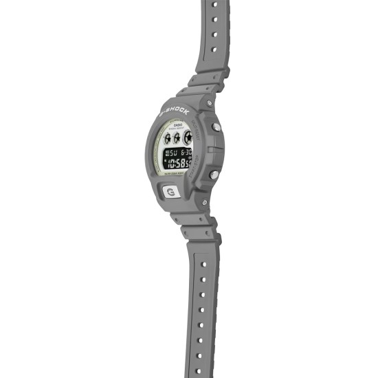 Casio G-Shock Hidden Glow Series DW-6900HD-8 Gray Resin Band Men Sports Watch