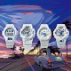 Casio G-Shock Hidden Glow Series DW-6900HDS-7 White Resin Band Men Sport Watch