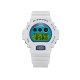 Casio G-Shock Crazy Colors 2024 Series DW-6900RCS-7 White Bio-based Resin Band Men Sports Watch