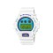Casio G-Shock Crazy Colors 2024 Series DW-6900RCS-7 White Bio-based Resin Band Men Sports Watch