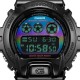 Casio G-Shock Virtual Rainbow Series DW-6900RGB-1 Black Resin Band Men Sport Watch