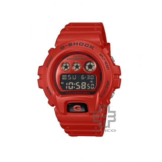 Casio G-Shock DW-6900RRB-4 Red Bio-based Resin Band Men Sports Watch