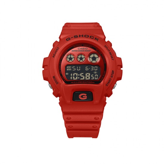Casio G-Shock DW-6900RRB-4 Red Bio-based Resin Band Men Sports Watch