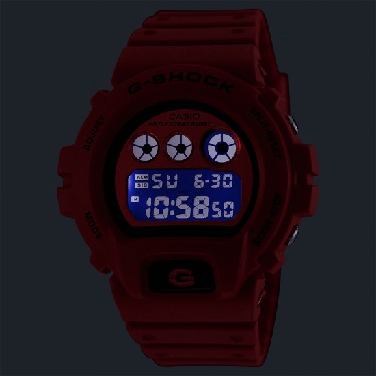 Casio G-Shock DW-6900RRB-4 Red Bio-based Resin Band Men Sports Watch
