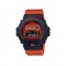 Casio G-Shock Time Distortion Series DW-6900TD-4 Fluorescent Red Resin Band Men Sport Watch