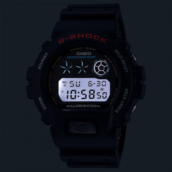 Casio G-Shock DW-6900U-1 Black Resin Band Men Sports Watch