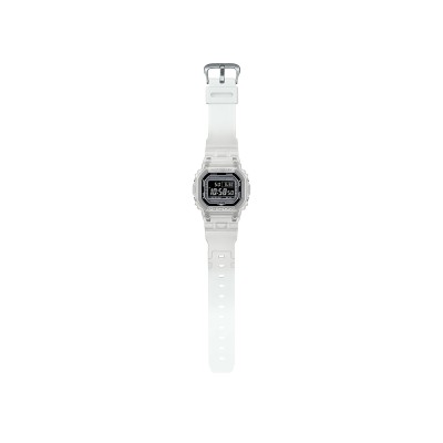 Casio G-Shock DW-B5600G-7 White Translucent Resin Band Men Sports Watch