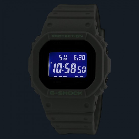 Casio G-Shock Sci-Fi World Series DW-B5600SF-7 White Resin Band Men Sports Watch
