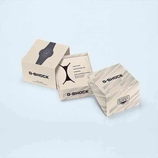 Casio G-Shock G-Squad DW-H5600-1A2 Black Bio-Based Resin Band Men Sport Watch